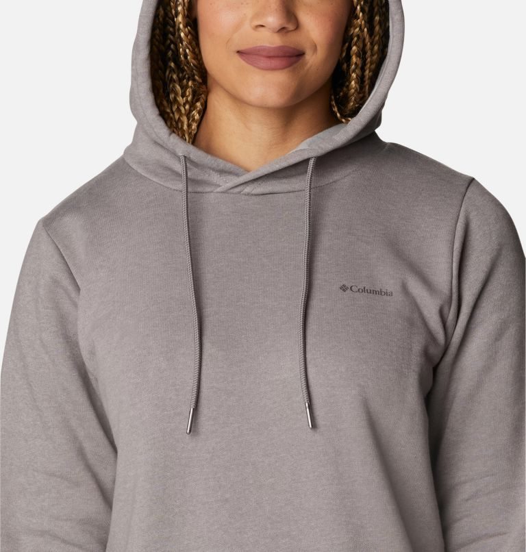 Women's Columbia Rush Valley Long Hoodie Grey | CA-O8350