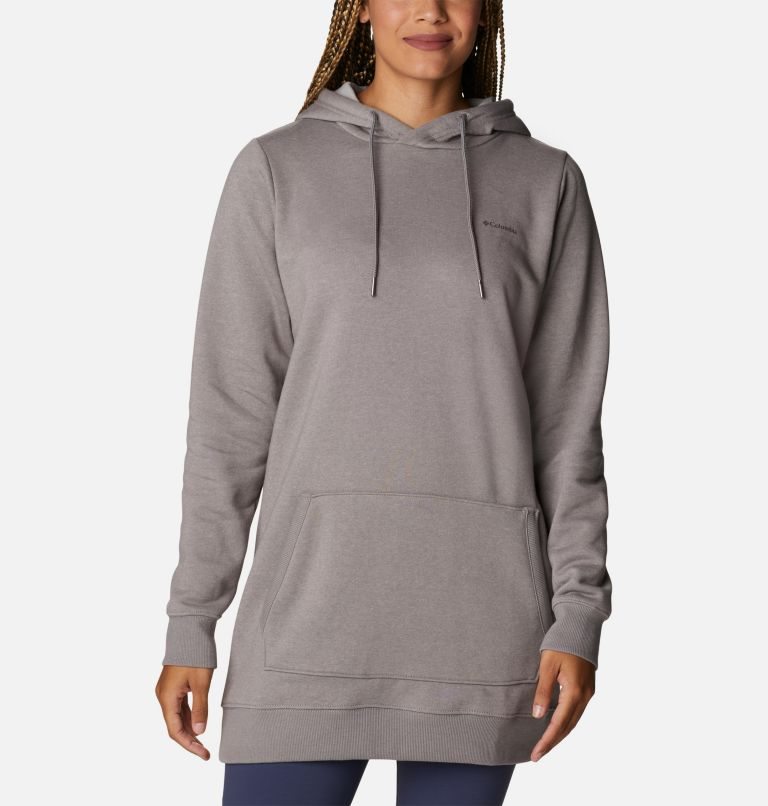 Women\'s Columbia Rush Valley Long Hoodie Grey | CA-O8350