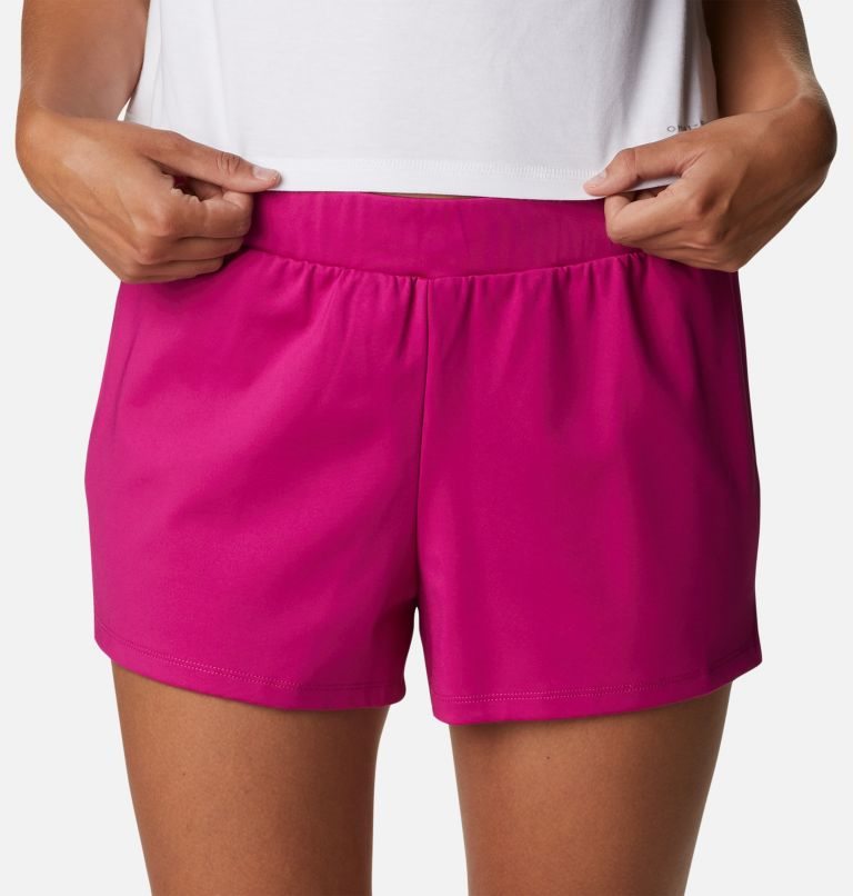 Women's Columbia Sandy Creek Stretch Shorts Fuchsia | CA-IC356