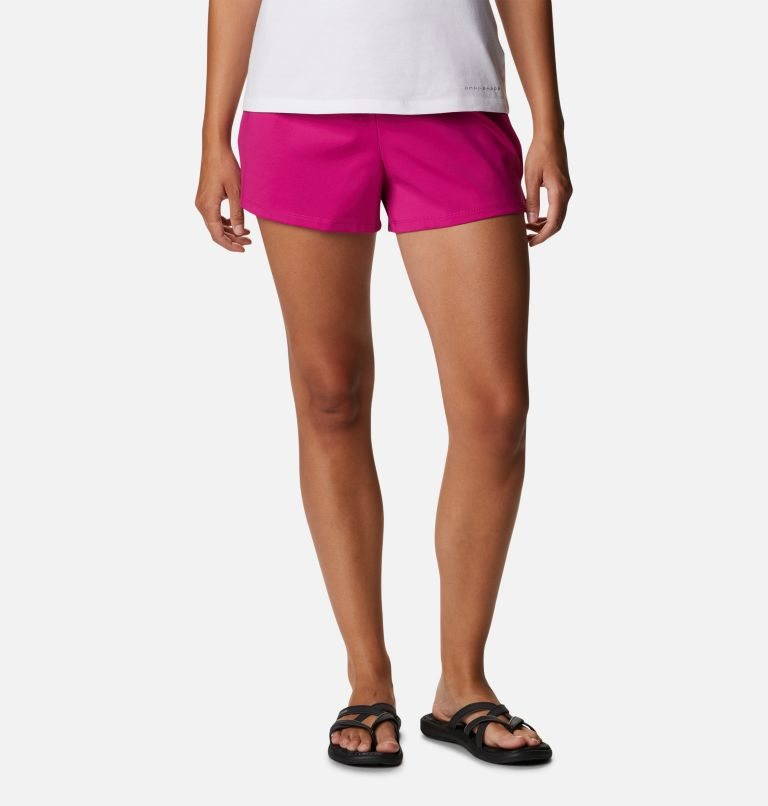 Women\'s Columbia Sandy Creek Stretch Shorts Fuchsia | CA-IC356