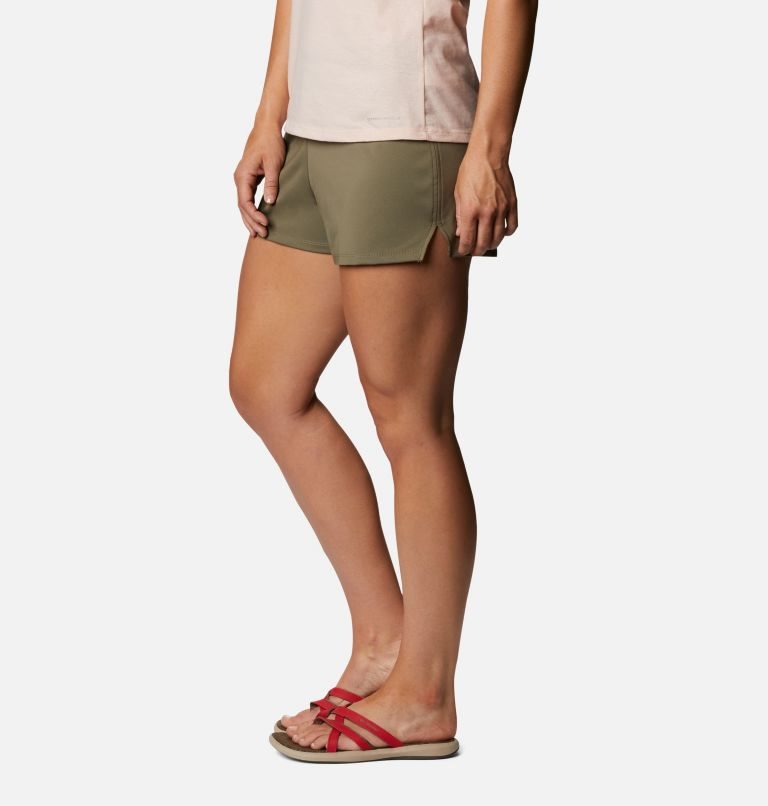 Women's Columbia Sandy Creek Stretch Shorts Olive | CA-KA063