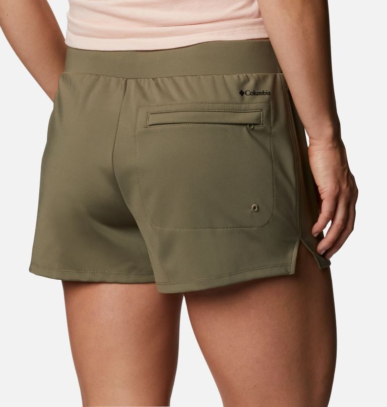 Women's Columbia Sandy Creek Stretch Shorts Olive | CA-KA063