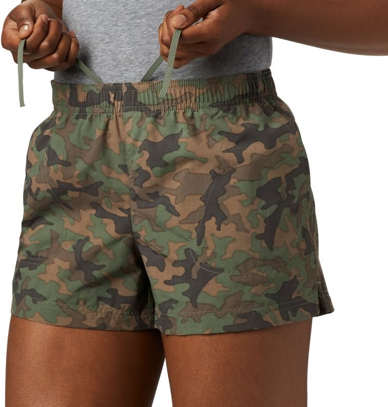 Women's Columbia Sandy River II Printed Shorts Camo | CA-KL013