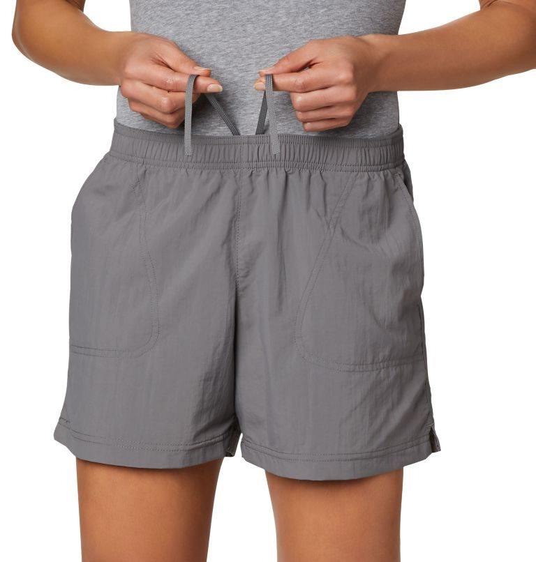 Women's Columbia Sandy River Shorts Grey | CA-D61LC