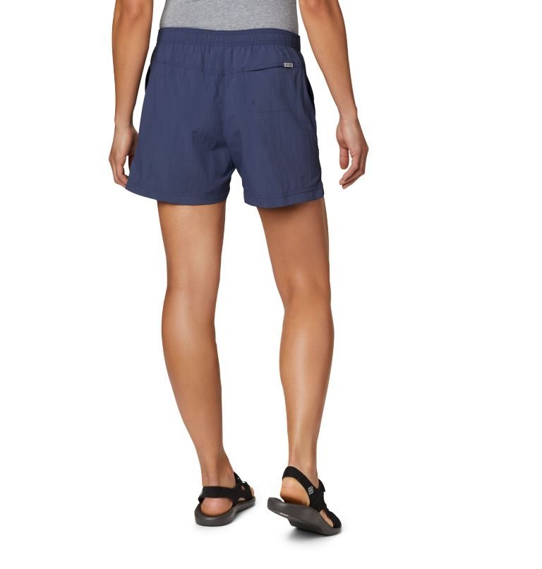 Women's Columbia Sandy River Shorts Navy | CA-A683L