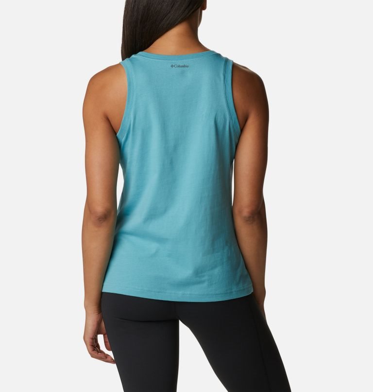 Women's Columbia Sapphire Point Tanks Turquoise | CA-H1864
