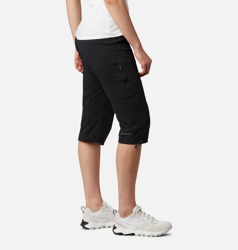 Women's Columbia Saturday Trail II Knee Pants Black | CA-T4561