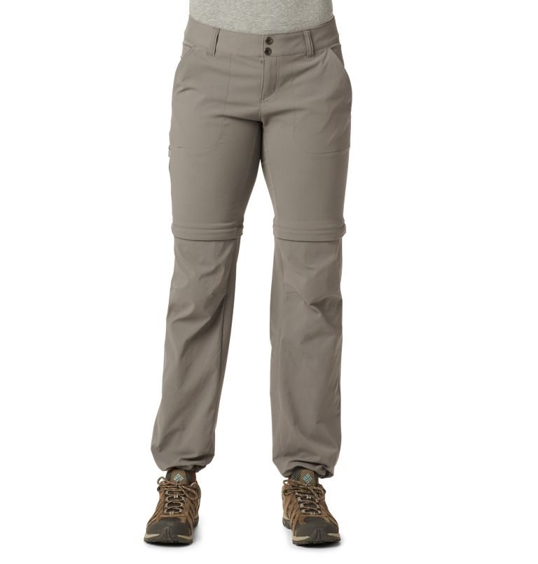 Women's Columbia Saturday Trail II Stretch Convertible Pants Grey | CA-D5A16
