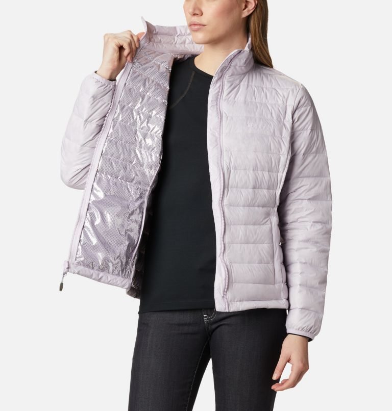 Women's Columbia Sister Brook Down Jackets Pink | CA-E63L5