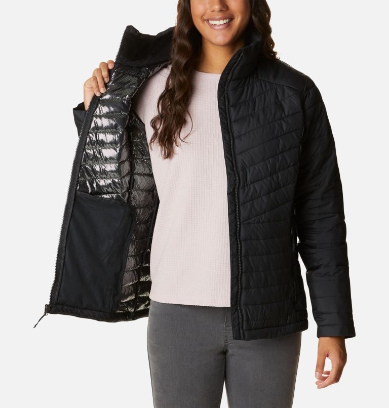 Women's Columbia Slope Edge Jackets Black | CA-D8431
