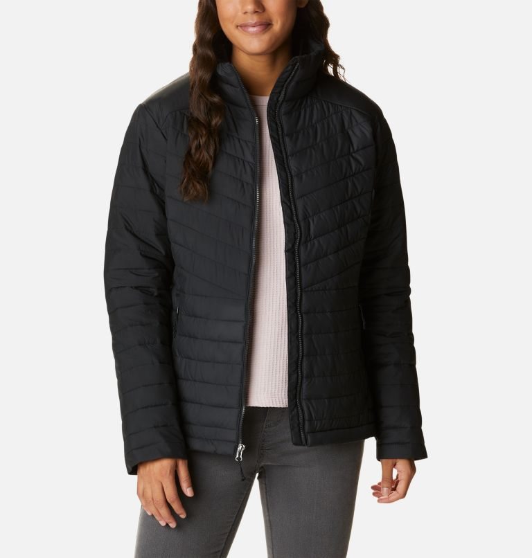 Women's Columbia Slope Edge Jackets Black | CA-D8431