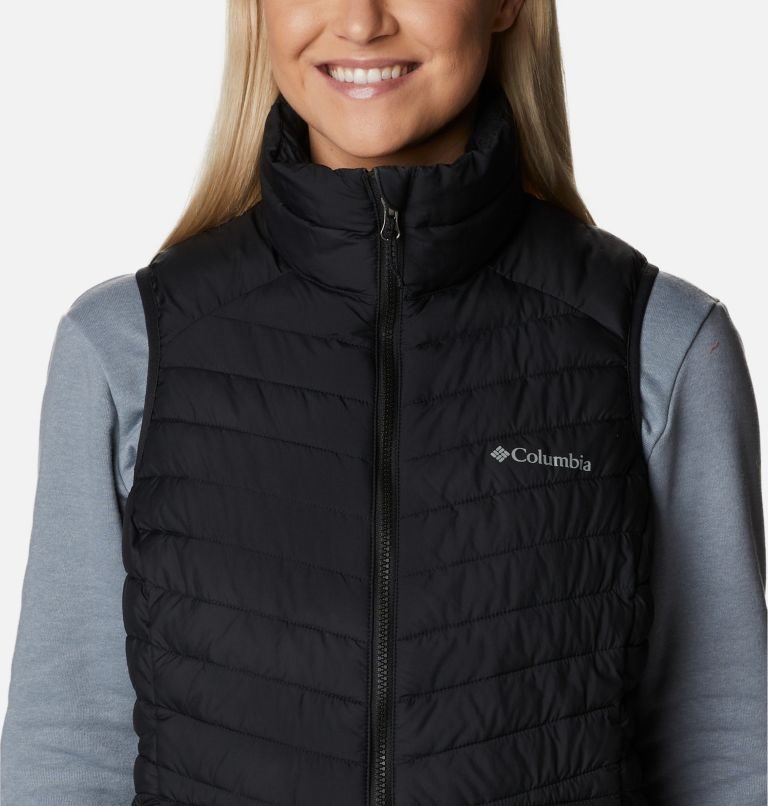 Women's Columbia Slope Edge Vest Black | CA-T5AC8