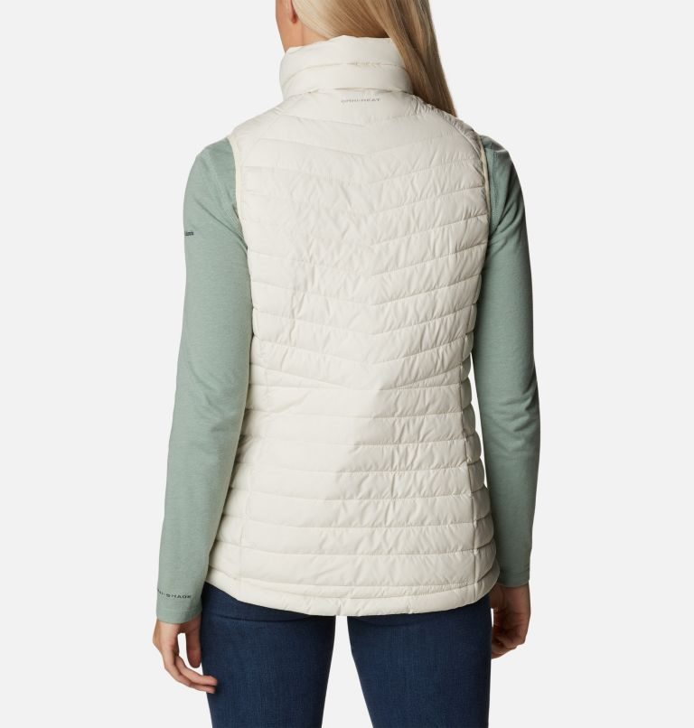 Women's Columbia Slope Edge Vest Cream | CA-K1C63