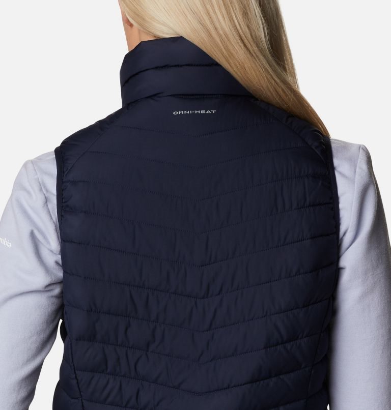 Women's Columbia Slope Edge Vest Navy | CA-N5LA0