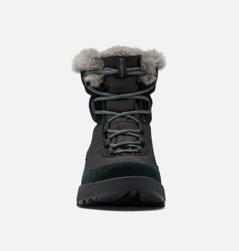Women's Columbia Slopeside Peak Omni-Heat Infinity Luxe Boots Black | CA-AA340