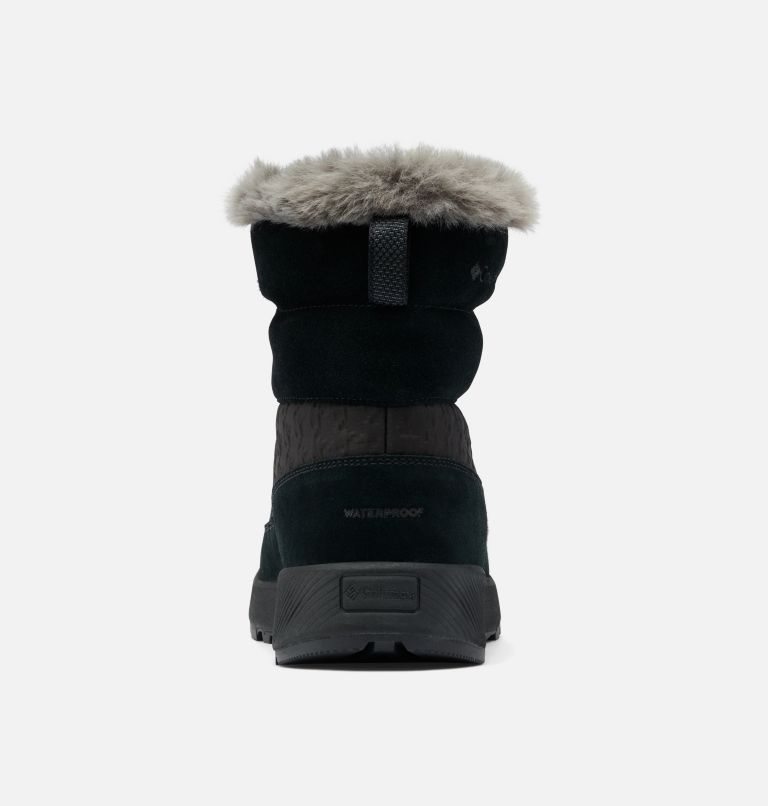 Women's Columbia Slopeside Peak Omni-Heat Infinity Luxe Boots Black | CA-AA340