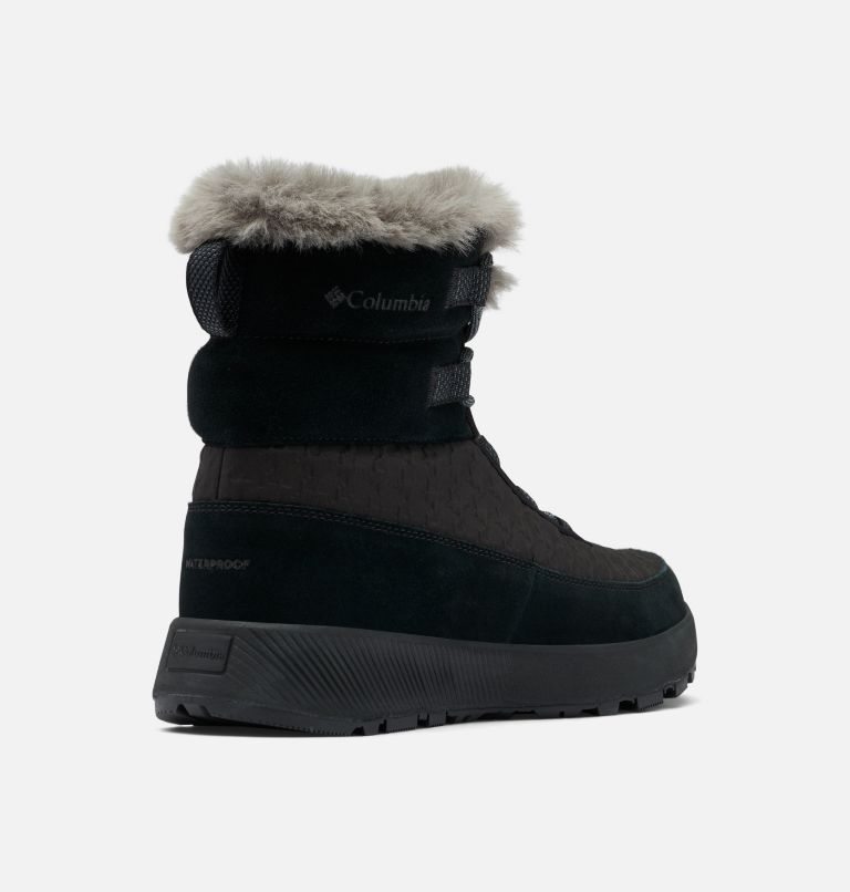 Women's Columbia Slopeside Peak Omni-Heat Infinity Luxe Boots Black | CA-AA340