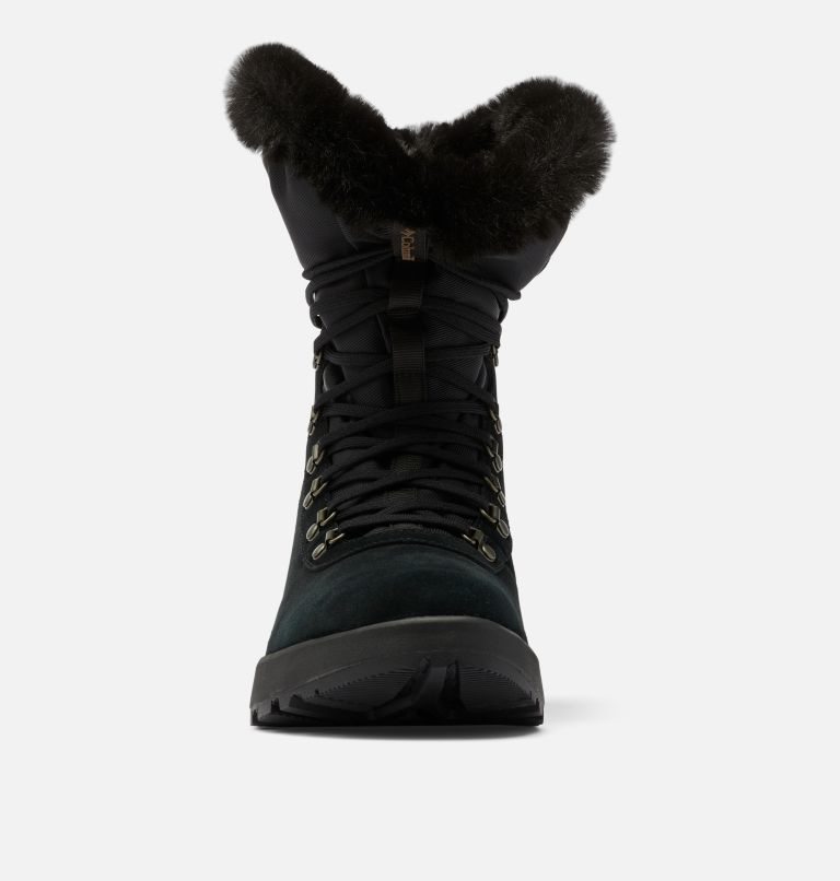 Women's Columbia Slopeside Village Omni-Heat Tall Boots Black | CA-K0658