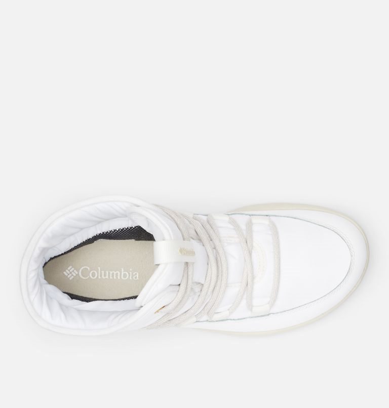 Women's Columbia Slopeside Village Omni-Heat Mid Boots White | CA-SA85C