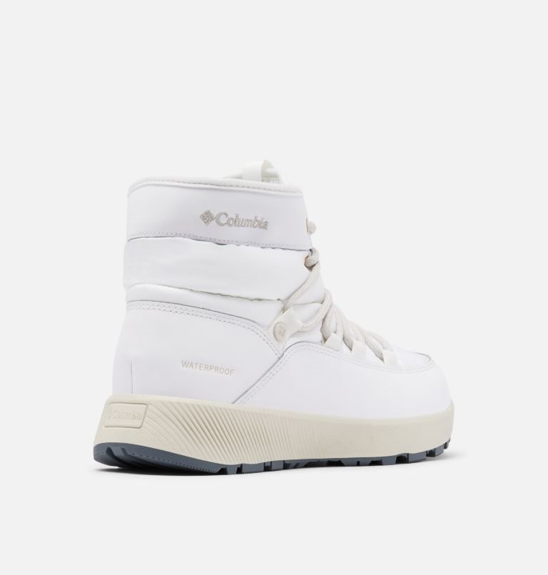 Women's Columbia Slopeside Village Omni-Heat Mid Boots White | CA-SA85C