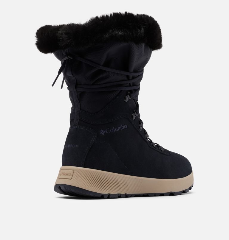 Women's Columbia Slopeside Village Omni-Heat Tall Boots Black | CA-X43LA