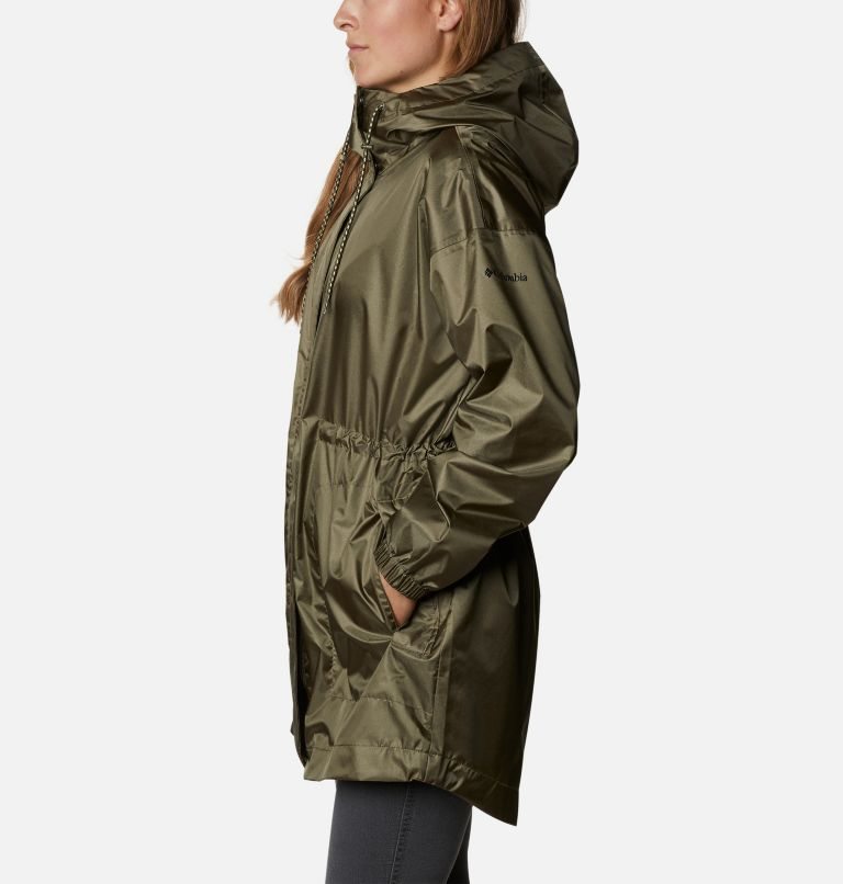 Women's Columbia Splash Side Jackets Olive | CA-O3ACL