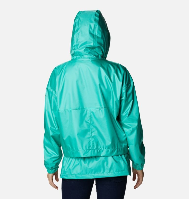 Women's Columbia Splash Side Shortie Jackets Turquoise | CA-A5801