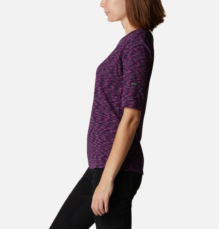 Women's Columbia Stanley Park Short Sleeve T Shirts Fuchsia | CA-AA638
