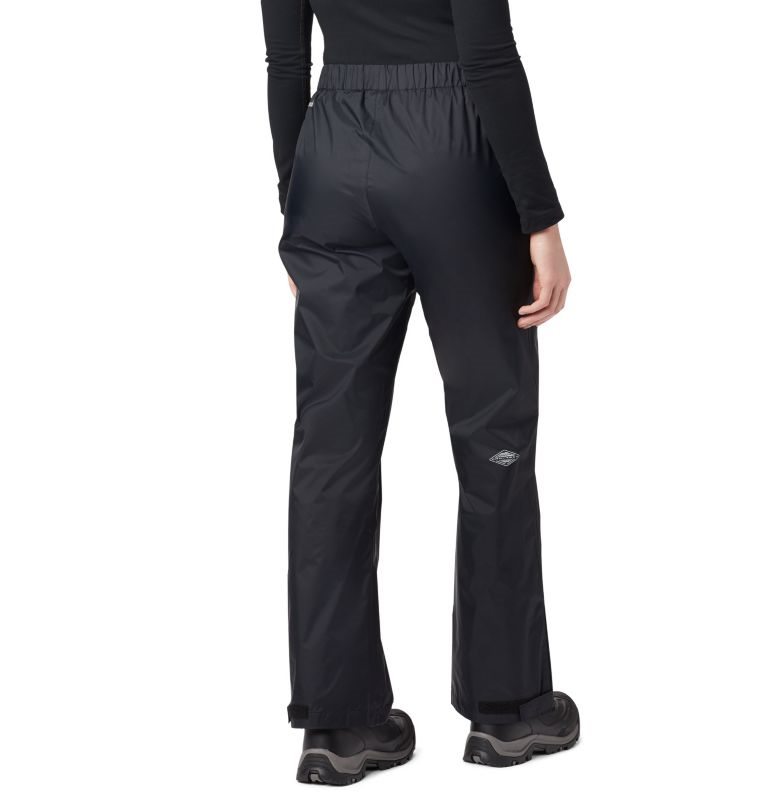 Women's Columbia Storm Surge Rain Pants Black | CA-P3AC5
