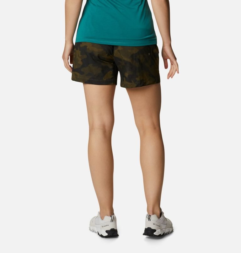 Women's Columbia Summerdry Cargo Shorts Camo | CA-D1064