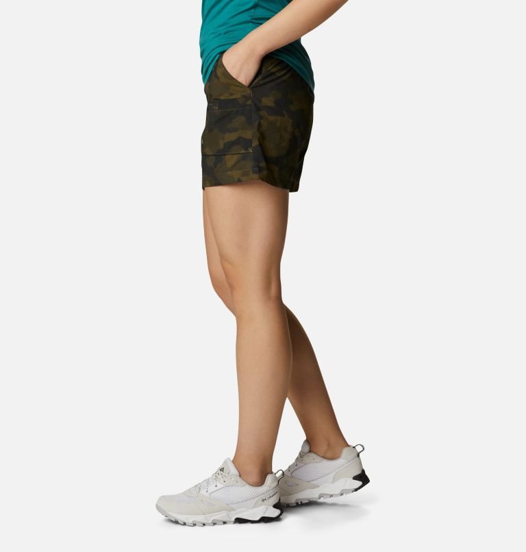 Women's Columbia Summerdry Cargo Shorts Camo | CA-D1064