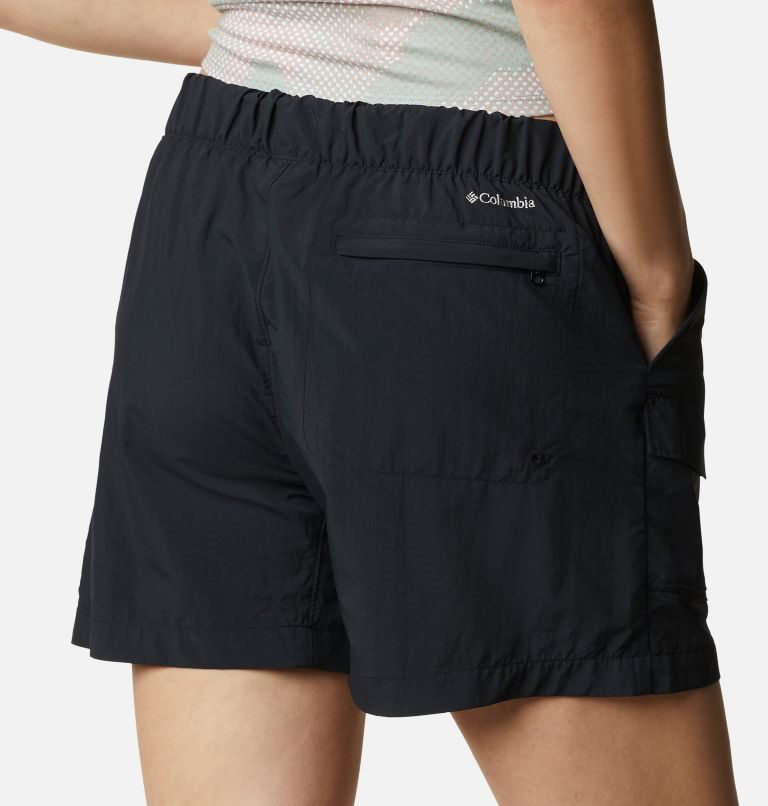 Women's Columbia Summerdry Cargo Shorts Black | CA-K053A