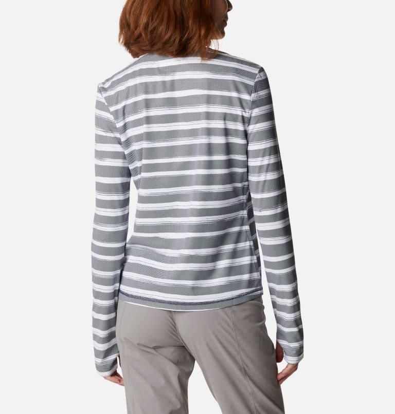 Women's Columbia Sun Deflector Summerdry Long Sleeve Sweatshirts Stripe | CA-K0186