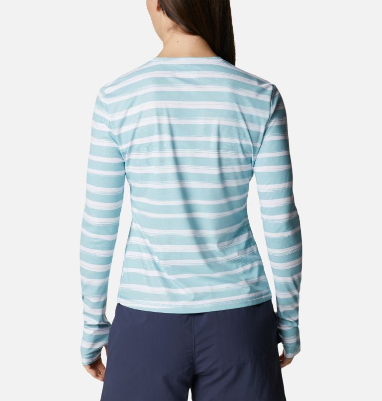 Women's Columbia Sun Deflector Summerdry Long Sleeve Sweatshirts Stripe | CA-VLC8A