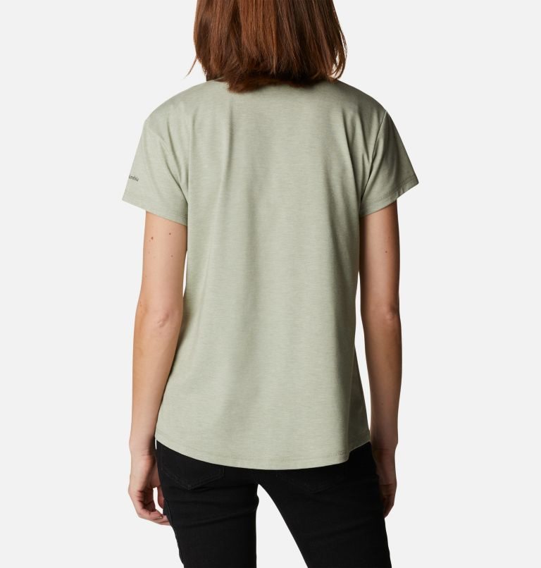 Women's Columbia Sun Trek T Shirts Olive | CA-HA18L