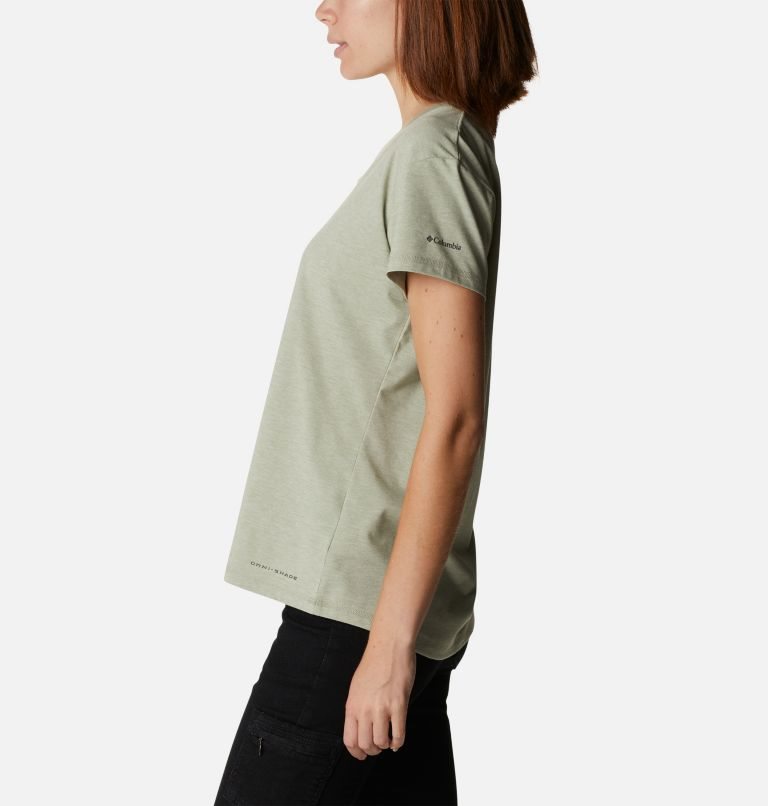 Women's Columbia Sun Trek T Shirts Olive | CA-HA18L