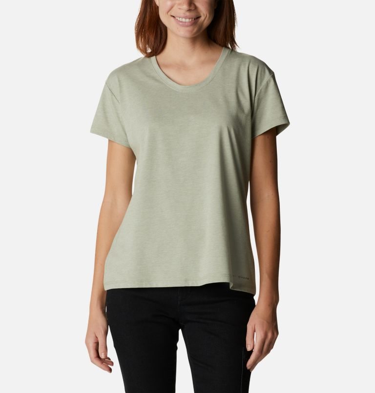 Women\'s Columbia Sun Trek T Shirts Olive | CA-HA18L