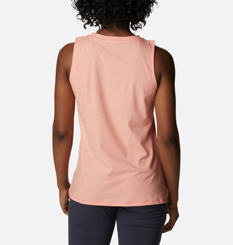 Women's Columbia Sun Trek Tanks Coral | CA-Z1A60