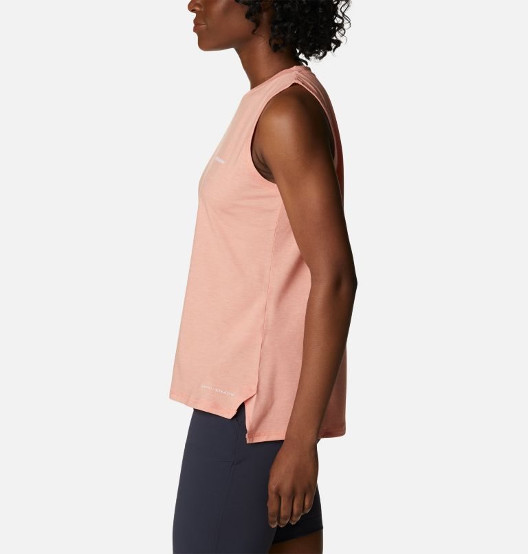 Women's Columbia Sun Trek Tanks Coral | CA-Z1A60