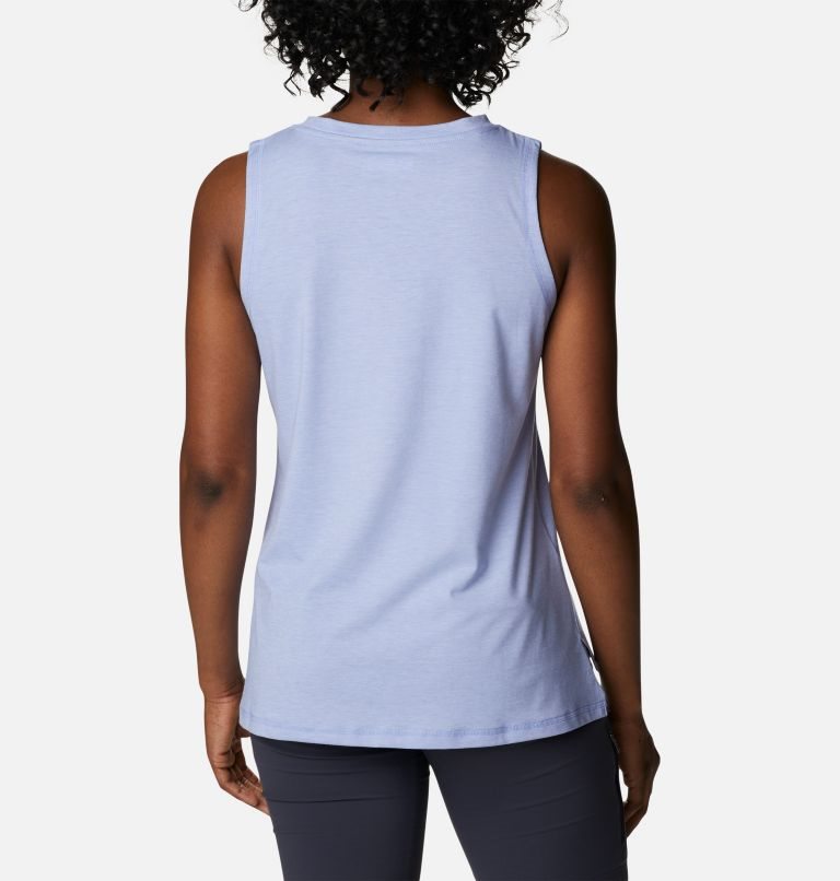 Women's Columbia Sun Trek Tanks Lavender | CA-N6LC8