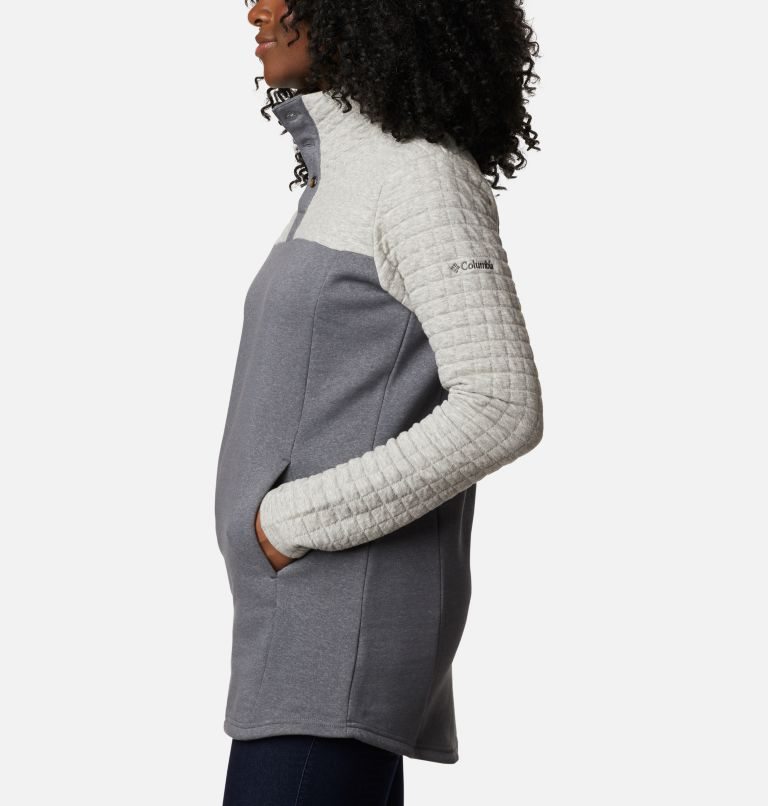 Women's Columbia Sunday Summit II Tunic Sweatshirts Grey | CA-QC3LA
