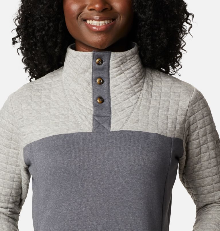 Women's Columbia Sunday Summit II Tunic Sweatshirts Grey | CA-QC3LA