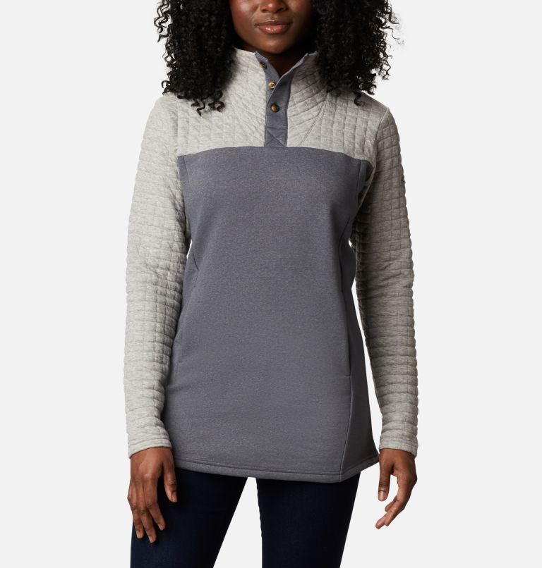 Women\'s Columbia Sunday Summit II Tunic Sweatshirts Grey | CA-QC3LA