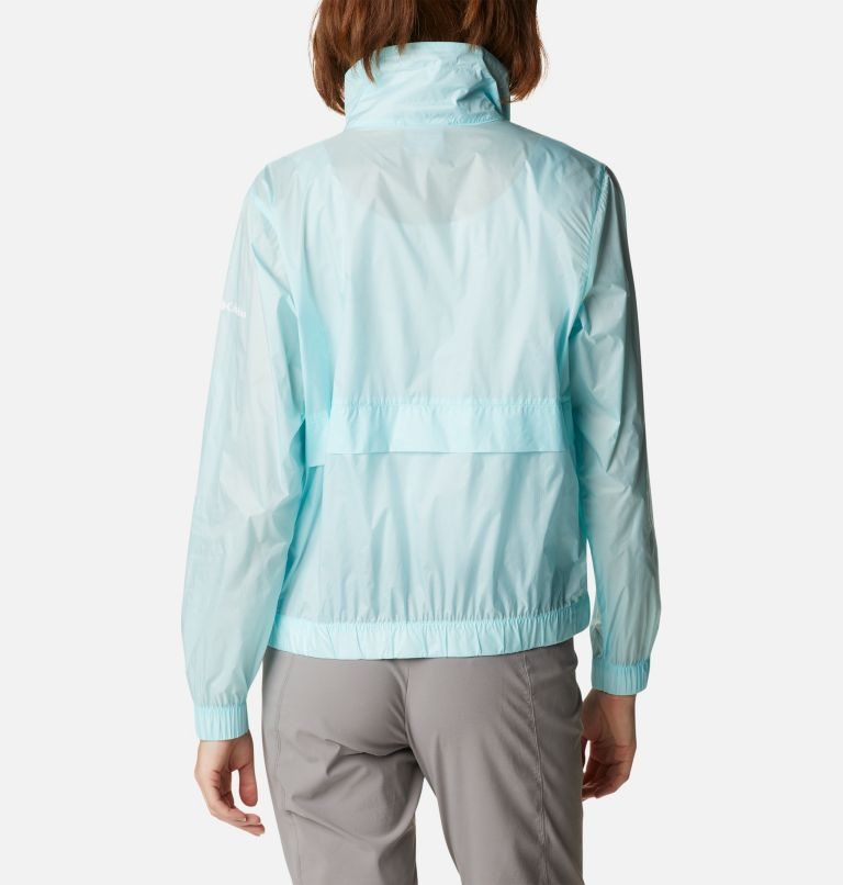 Women's Columbia Sunny City Windbreaker Jackets Turquoise | CA-KAC15