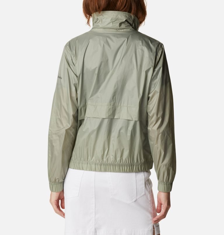 Women's Columbia Sunny City Windbreaker Jackets Olive | CA-MA1L6