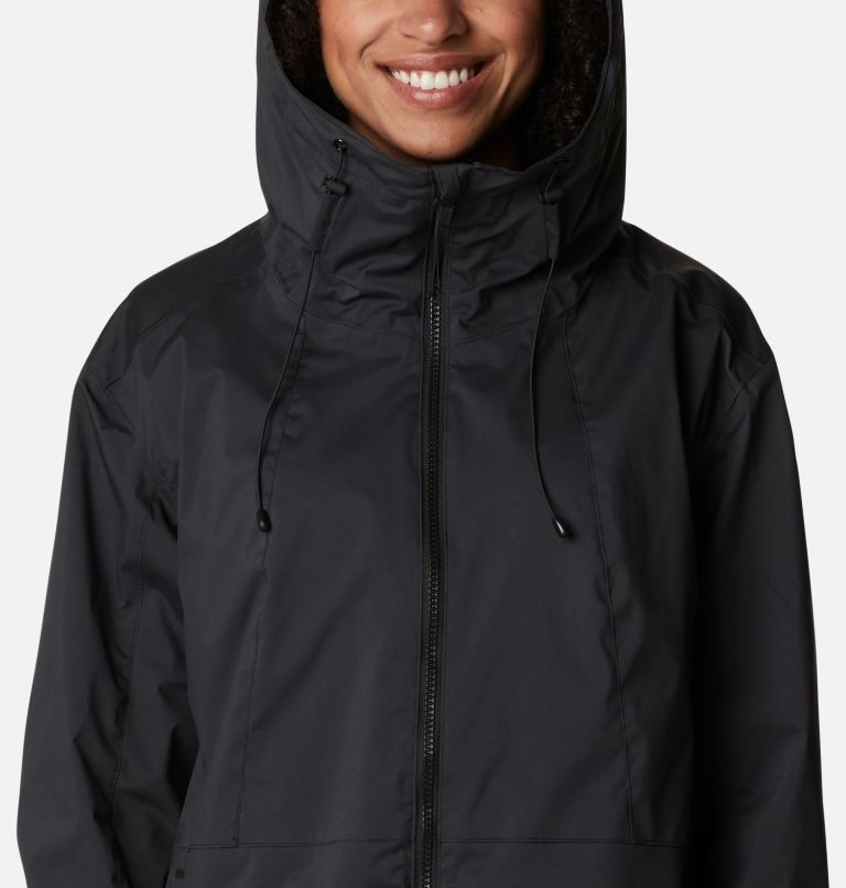 Women's Columbia Sunrise Ridge Jackets Black | CA-M5301