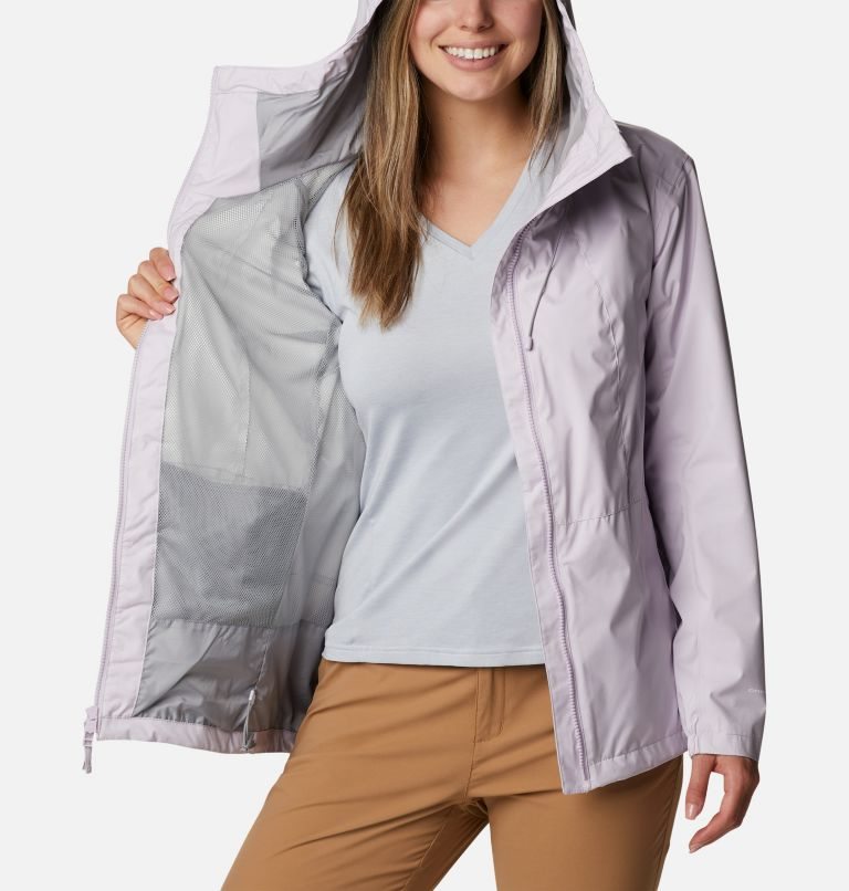 Women's Columbia Sunrise Ridge Jackets Pink | CA-V648C