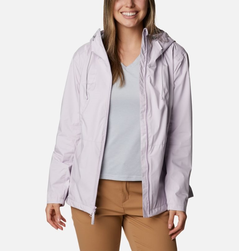Women's Columbia Sunrise Ridge Jackets Pink | CA-V648C