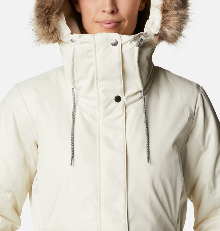 Women's Columbia Suttle Mountain II Insulated Jackets Cream | CA-MA6C1