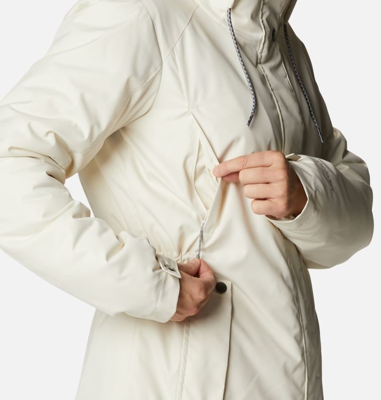 Women's Columbia Suttle Mountain II Insulated Jackets Cream | CA-MA6C1